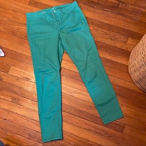 Loft Modern Skinny green color pant 8P